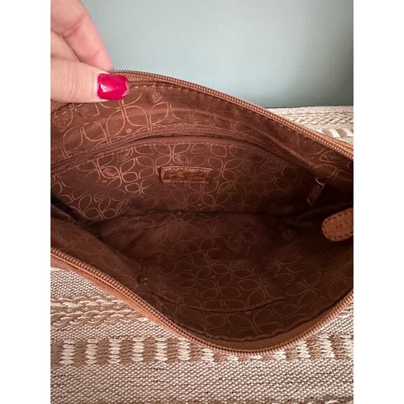 Fossil Leather Crossbody Bag Purse Pocketbook Y2K - Picture 7 of 7
